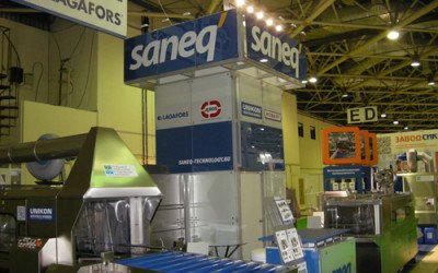 Lagafors russischer Händler Saneq Technology stellt auf der Messe Agroprodmash 2012 aus