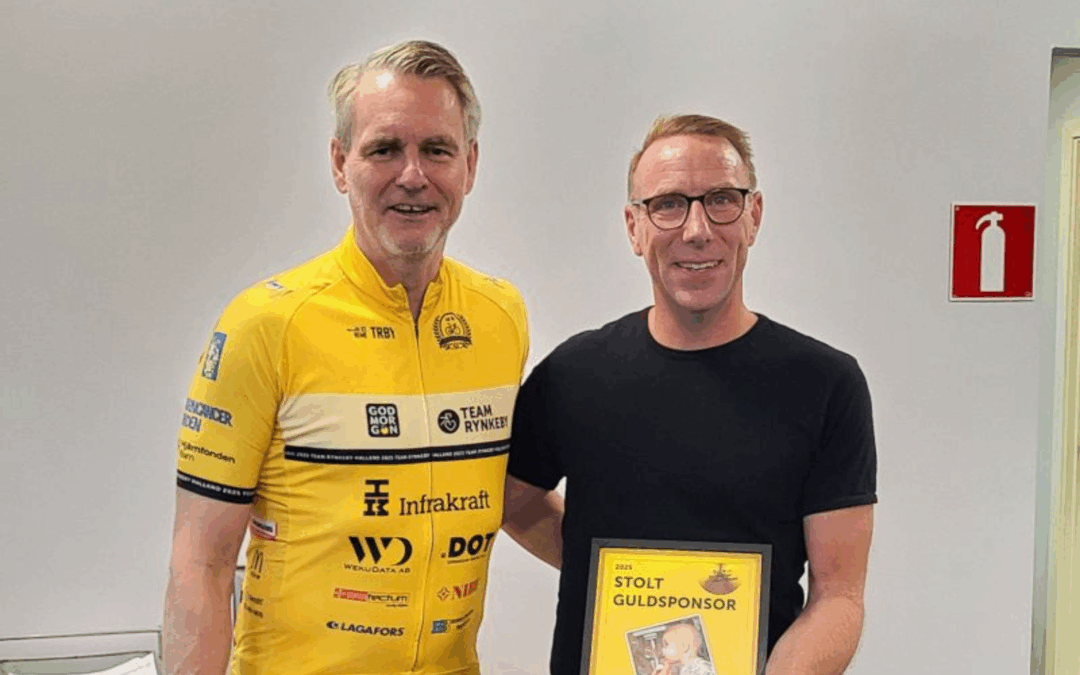 Stolzer Goldsponsor – Team Rynkeby 🎗️🚴‍♀️